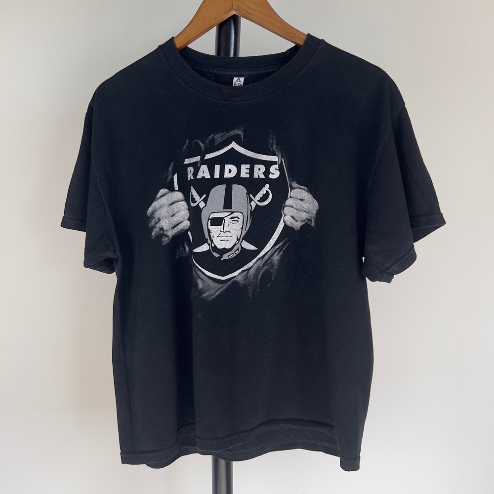 Alstyle Oakland Raiders Khalil Mack 52 Graphic T-Shirt Black Mens Large LGG